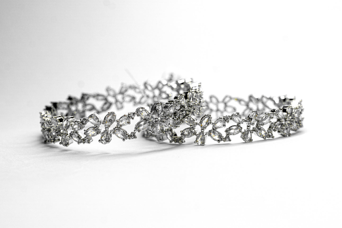 Matte Finish White Beaded Bracelet for Women