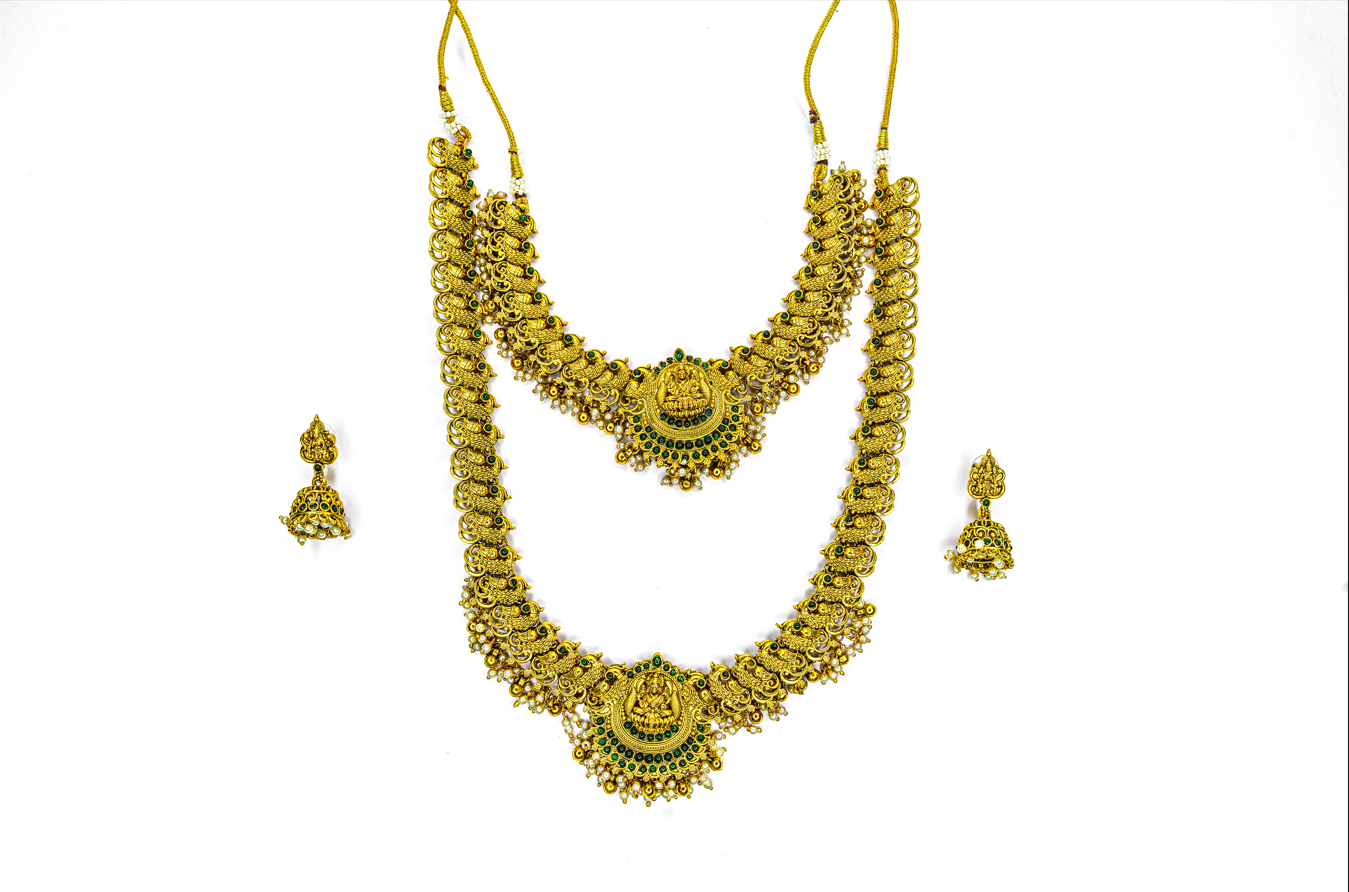 Lakshmi Temple Necklace Set