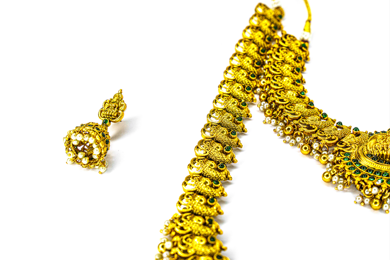 Lakshmi Temple Necklace Set